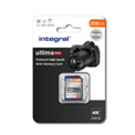 INTEGRAL SDXC  256GB V30 4K  100/90MB