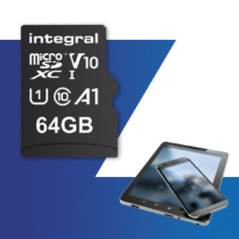 INTEGRAL MICROSDXC 64GB V10  FULL HD