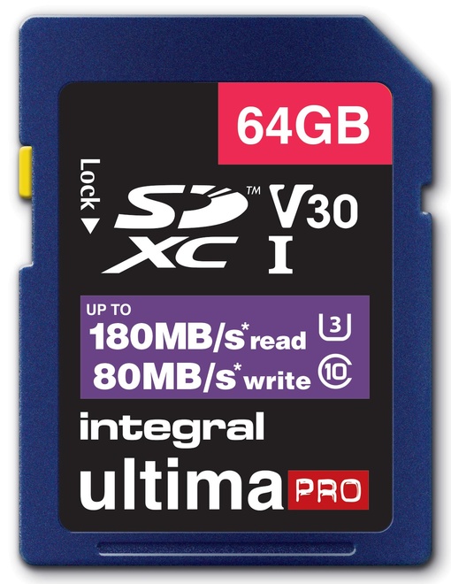 INTEGRAL<br/>SDXC CL10 180MB/80MB