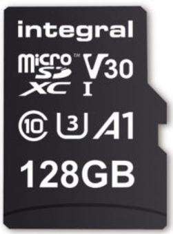 INTEGRAL<br/>MICRO SDXC 128GB UHS1 U1 CL10 V30 4K