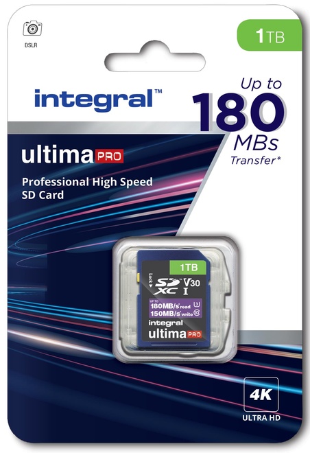 INTEGRAL<br/>SDXC 1To CL10 180MB/150MB/s