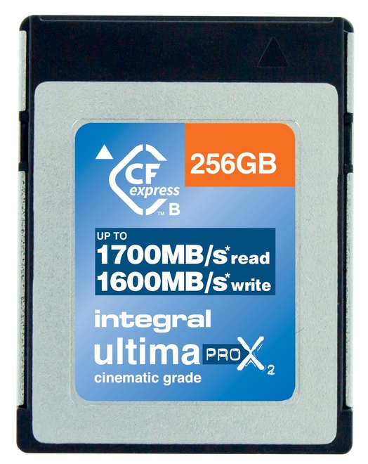 INTEGRAL CFEXPRESS 256GO CINEMATIC 8K RAW 400MB/S