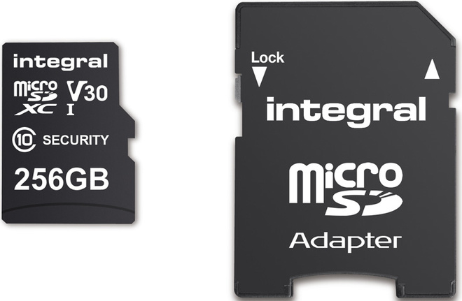 INTEGRAL<br/>micro sd.256Go.4K.secure.