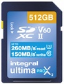 INTEGRAL<br/>SDXC 512GB UHS-II U3 CL10 V60 260/150