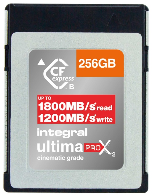 INTEGRAL<br/>CFEXPRESS 256G TYPE B 2.0 CINEMATIC