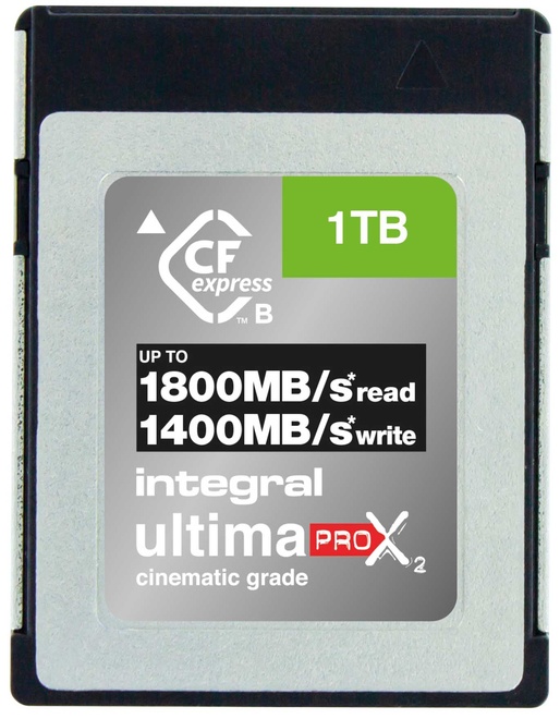 INTEGRAL<br/>CFEXPRESS 1TB TYPE B 2.0 CINEMATIC