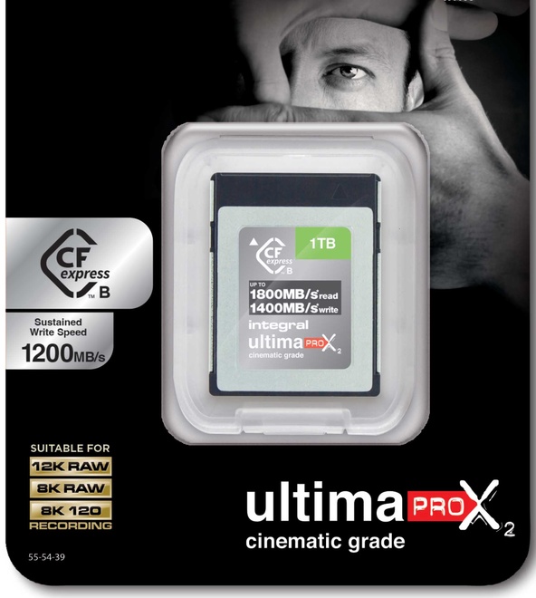 INTEGRAL<br/>CFEXPRESS 1TB TYPE B 2.0 CINEMATIC