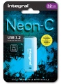 INTEGRAL<br/>cle usb 32go.usb-c 3.2.bleu.