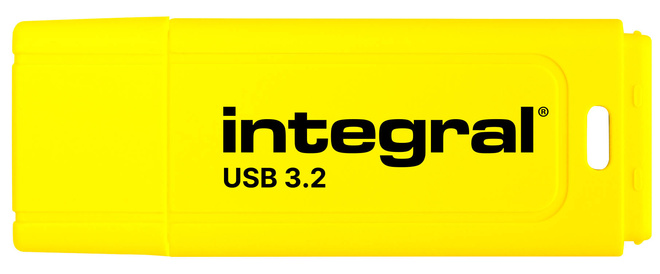 INTEGRAL<br/>cle usb 64go.usb-c 3.2.jaune.