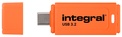 INTEGRAL<br/>cle usb 64go.usb-c 3.2.orange.