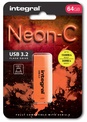 INTEGRAL<br/>cle usb 64go.usb-c 3.2.orange.