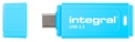 INTEGRAL<br/>cle usb 128go.usb-c 3.2.bleu.