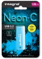 INTEGRAL<br/>cle usb 128go.usb-c 3.2.bleu.