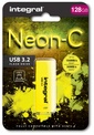 INTEGRAL<br/>cle usb 128go.usb-c 3.2.jaune.