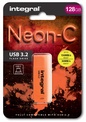 INTEGRAL<br/>cle usb 128go.usb-c 3.2.orange.