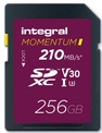 INTEGRAL<br/>SDXC 256G UHS-1 U3 CL10 V30 MOMENTUM I