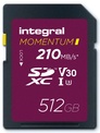 INTEGRAL<br/>SDXC 512G UHS-1 U3 CL10 V30 MOMENTUM I