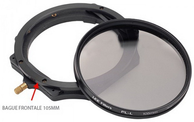 LEE FILTERS<br/>Bague frontale 105 p/filtre polarisant