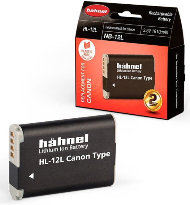 HAHNEL<br/>BATTERIE COMPATIBLE CANON NB-12L