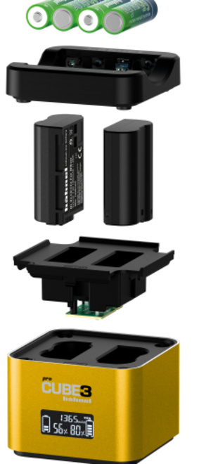 HAHNEL<br/>CHARGEUR PROCUBE 3 NIKON