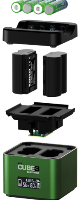 HAHNEL<br/>CHARGEUR PROCUBE 3 FUJIFILM