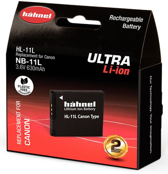 HAHNEL<br/>BATTERIE COMPATIBLE CANON NB-11L ULTRA