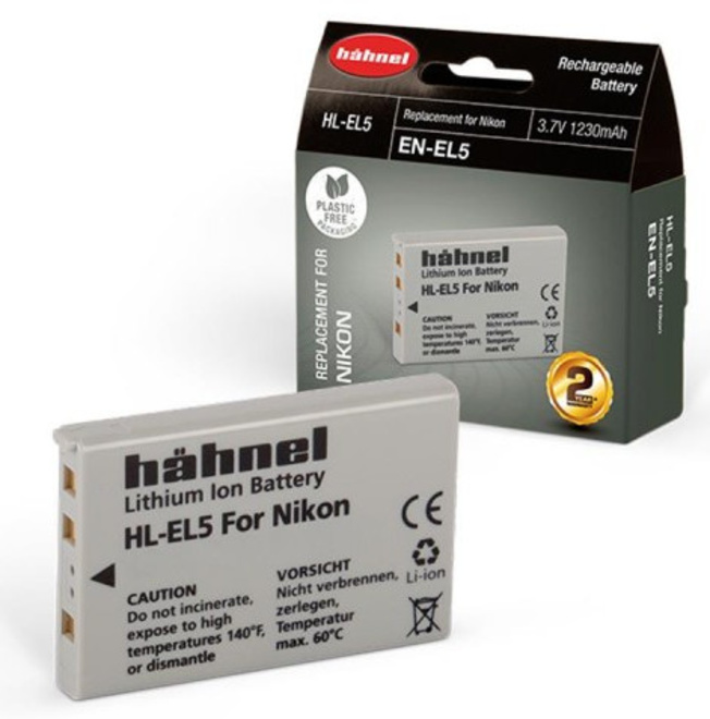 HAHNEL<br/>BATTERIE COMPATIBLE NIKON EN-EL5