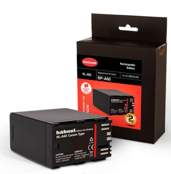 HAHNEL<br/>BATTERIE COMPATIBLE CANON BP-A60