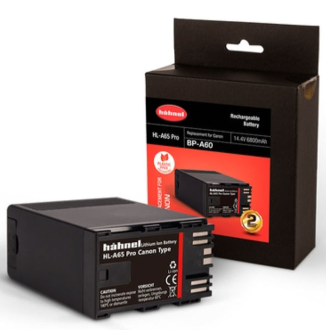 HAHNEL<br/>BATTERIE COMPATIBLE CANON PRO BP-A60