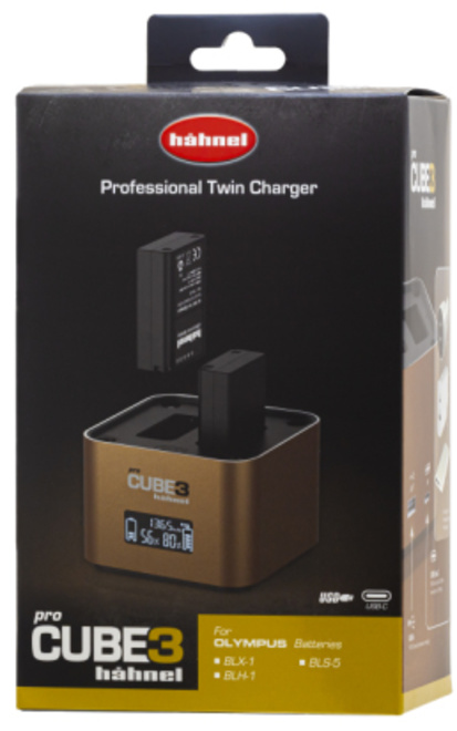 HAHNEL<br/>CHARGEUR PROCUBE 3 OLYMPUS
