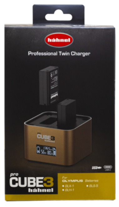 HAHNEL<br/>CHARGEUR PROCUBE 3 OLYMPUS