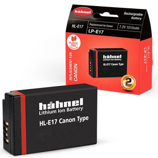 HAHNEL<br/>BATTERIE COMPATIBLE HL-E17 ULTRA CANON