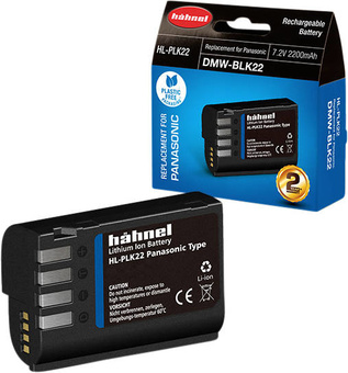 HAHNEL<br/>BATTERIE COMPATIBLE PANASONIC DMW-BLK22