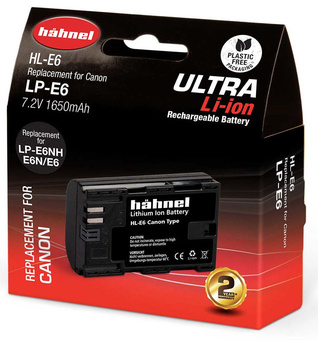 HAHNEL<br/>BATTERIE COMPATIBLE CANON LP-E6 ULTRA