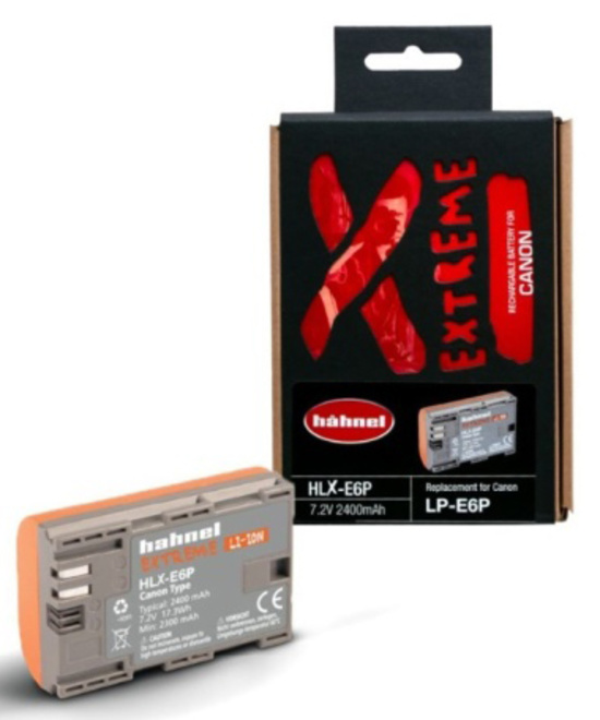HAHNEL<br/>HLX-E6P EXTREME BATTERIE CANON 2400 MAH