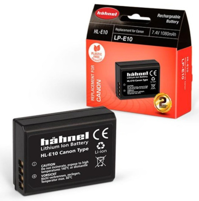 HAHNEL BATTERIE COMPATIBLE CANON LP-E10