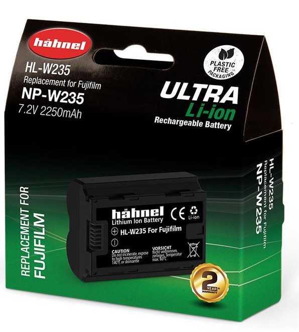 HAHNEL<br/>BATTERIE COMPATIBLE FUJI NP-W235 ULTRA