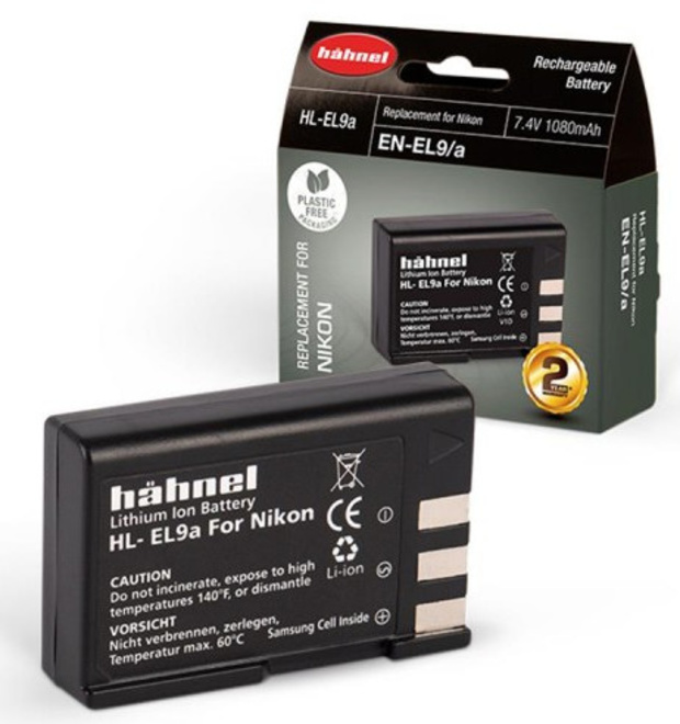 HAHNEL<br/>BATTERIE COMPATIBLE NIKON EN-EL9