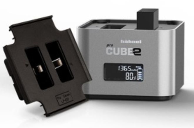 HAHNEL<br/>PLAQUE BATTERIE LP-E17 PROCUBE 2/3