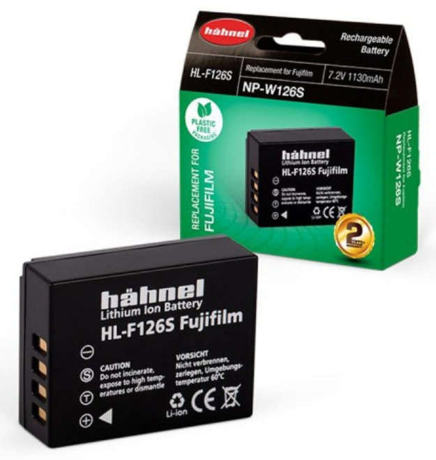 HAHNEL<br/>BATTERIE COMPATIBLE FUJIFILM NP-W126S