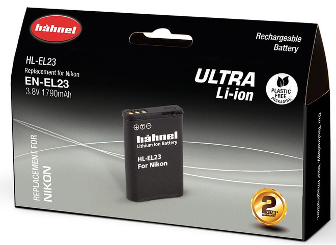 HAHNEL<br/>BATTERIE COMPATIBLE NIKON EN-EL23 ULTRA