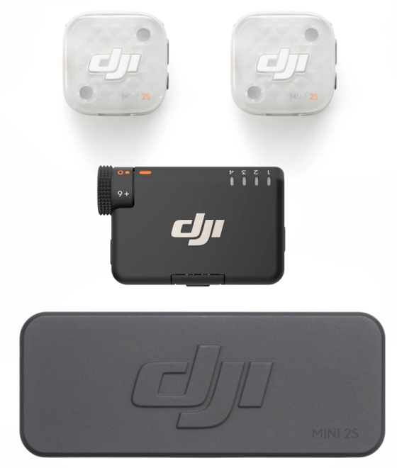 DJI<br/>MIC MINI 2S 2 TX + 1 RX + BOITIER