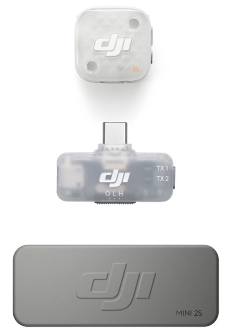 DJI<br/>MIC MINI 2S 1 TX + 1 RX + BOITIER