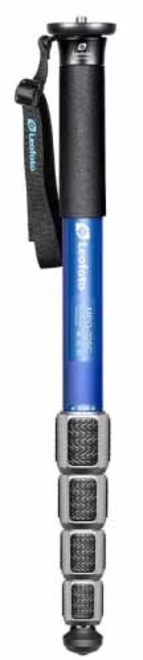 LEOFOTO<br/>MPQ-325C MONOPODE CARBONE BLEU 5S