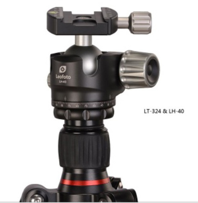 LEOFOTO<br/>ROTULE LH-40 + PLATEAU QP-70