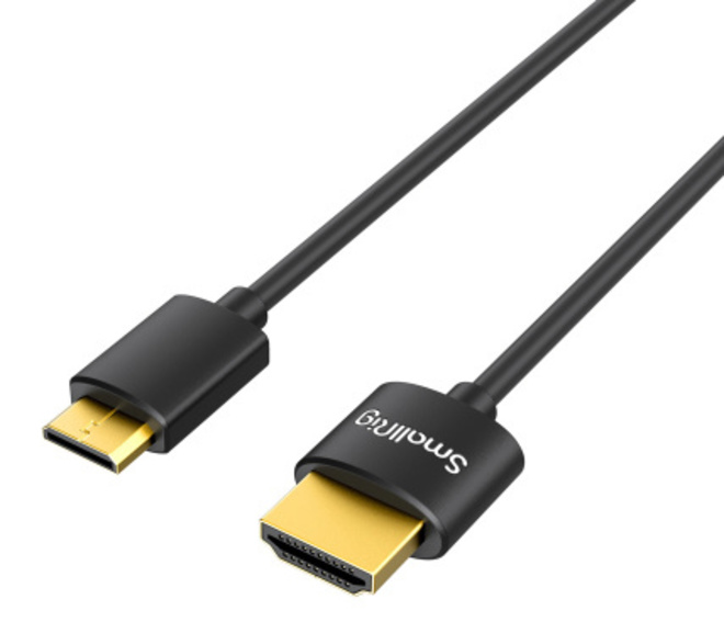 SMALLRIG<br/>3040 - CABLE HDMI 4K C TO A 35CM