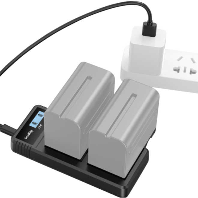 SMALLRIG<br/>4086 - CHARGEUR BATTERIE NP-F970