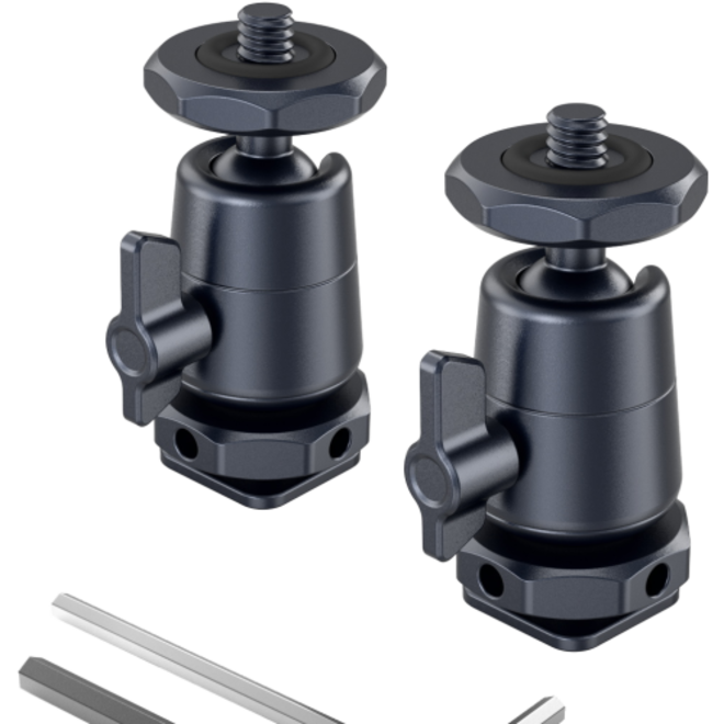 SMALLRIG<br/>2948B - MINI ROTULE AMOVIBLE X2