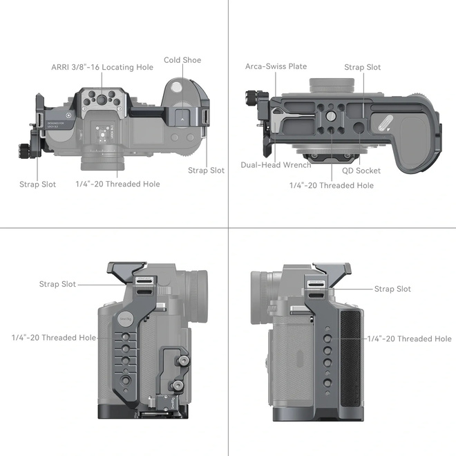 FEELWORLD<br/>SMALLRIG 4510 CAGE POUR LEICA SL3