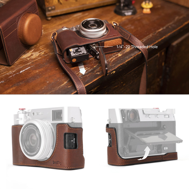 FEELWORLD<br/>SMALLRIG 4558 KIT ETUI CUIR POUR X100VI